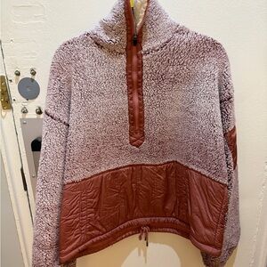 Free People Movement Teddy Quarter Zip